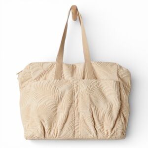 Free People Tibby Terry Weekender Bag In Sand Color NWT